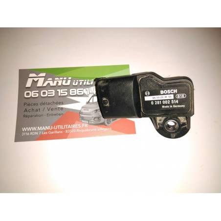 Capteur de pression d'air Boxer Ducato Jumper /Transit 02-06 Ref : 0281002514