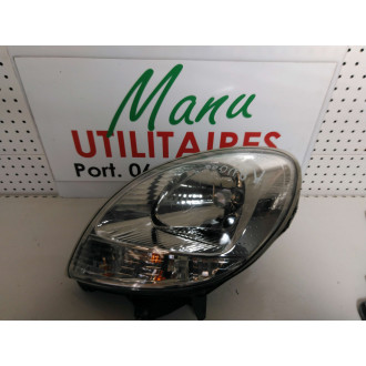 Phare optique gauche Kangoo  Ref : 