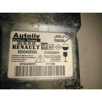 module de contrôle air bag Trafic II 2005 Ref : 8200402593