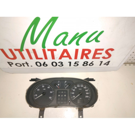 compteur Trafic II 2005 1.9L DCI  Ref : 8200279062