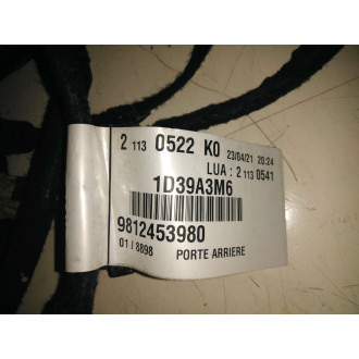 faisceau cablage de porte Jumpy III 2.0HDI 16V 2018 arrière gauche  Ref : 9812453980