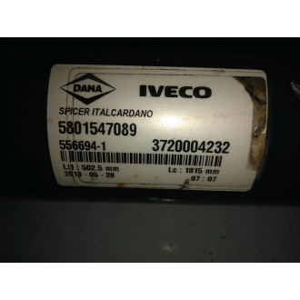 Arbre de transmission Iveco 2006 à 2012 Ref : 5801547079
