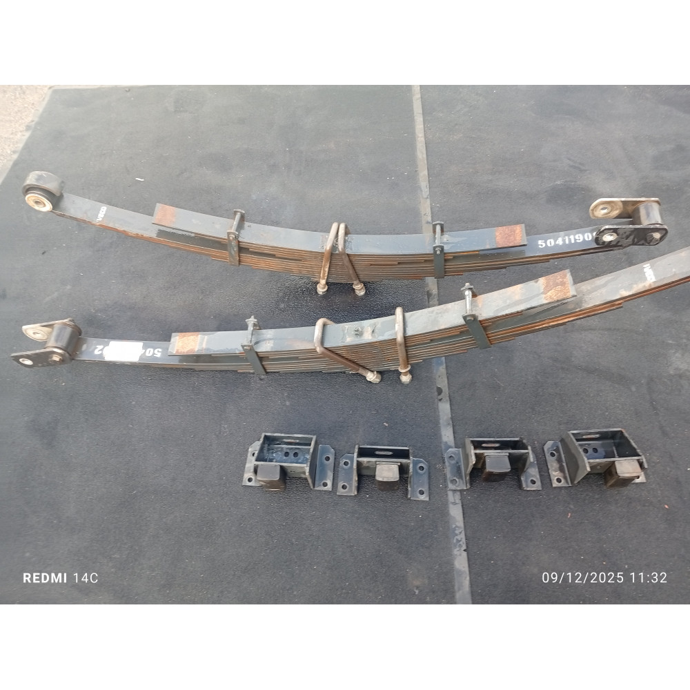 Lames de ressort renforcées Iveco 14-19 Ref : Lamesressortiveco