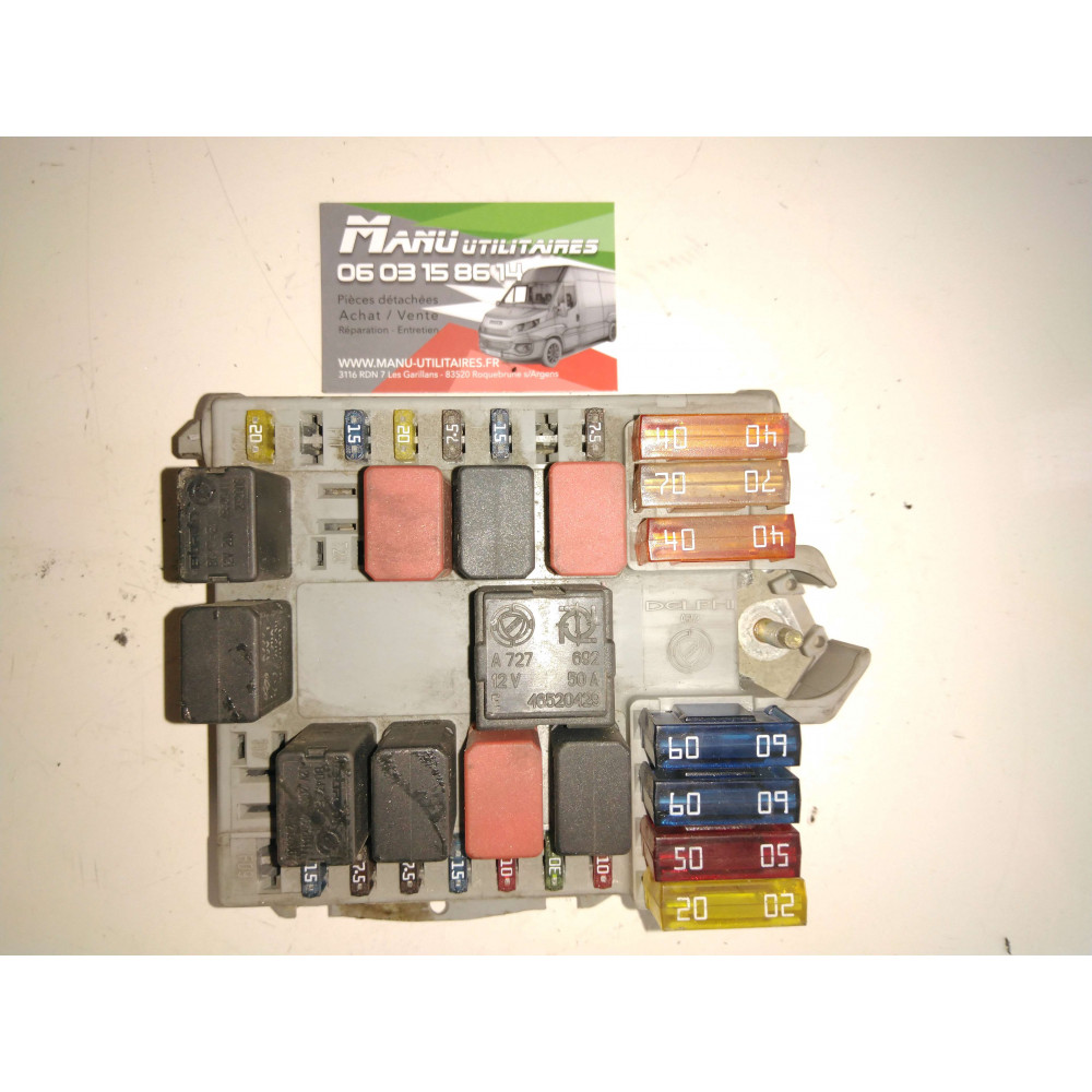 Boitier fusibles DOBLO 00-09 Ref : 46760542
