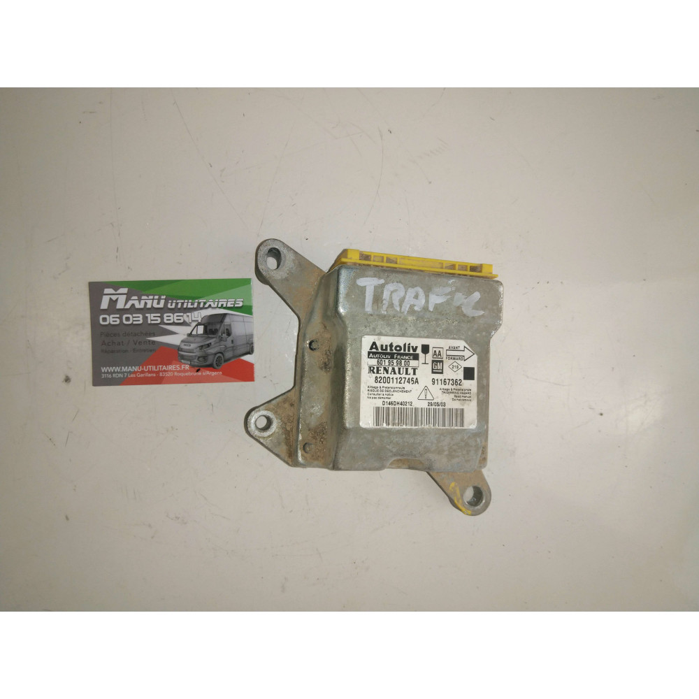 Contrôle Airbag Trafic Vivaro 02-14 Ref : 8200112746A