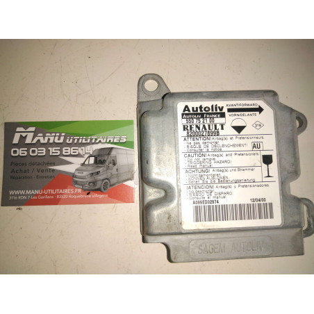 Contrôle Airbag Master Movano 98-10 Ref : 8200027899B