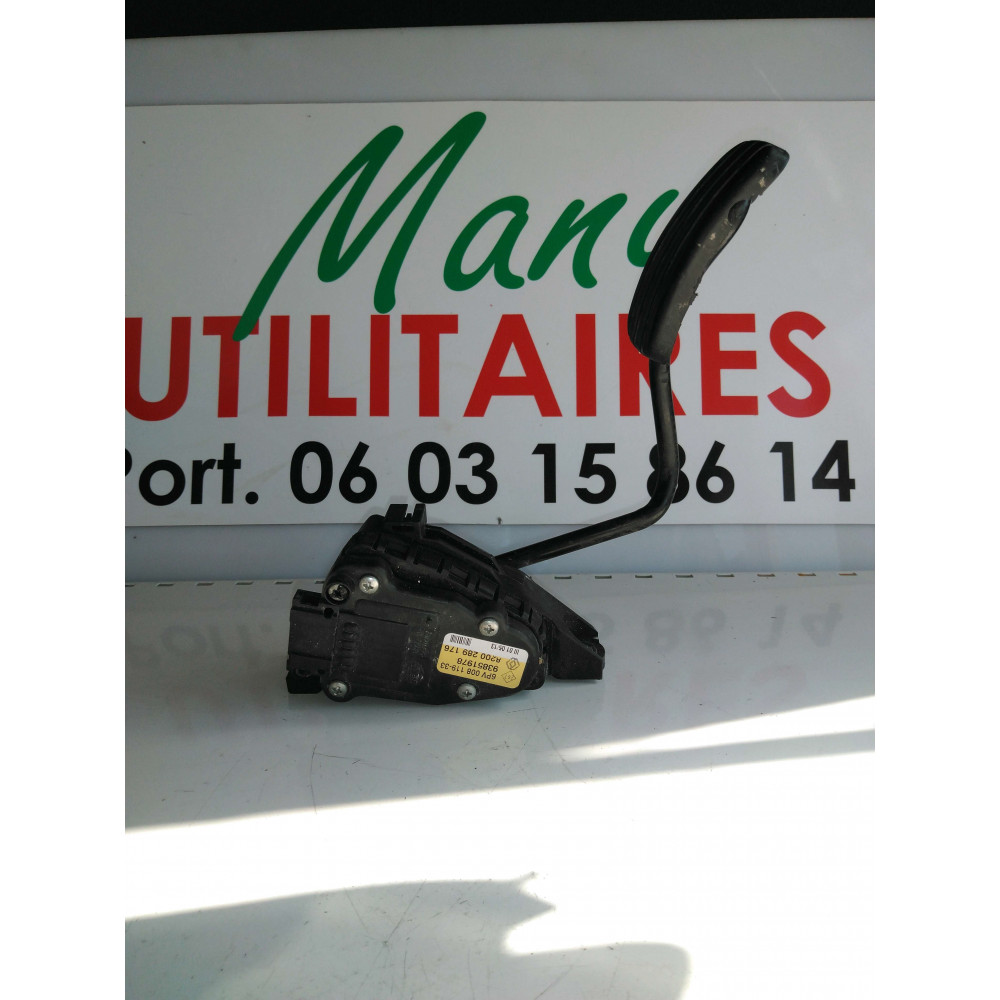 Pédale Accélérateur Trafic Vivaro 06-21 Ref : 8200289176